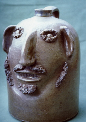 The Decker face jug which was in Paul Finkâ€™s collection. It is now in the Tennessee State Museum. Burbage7.
